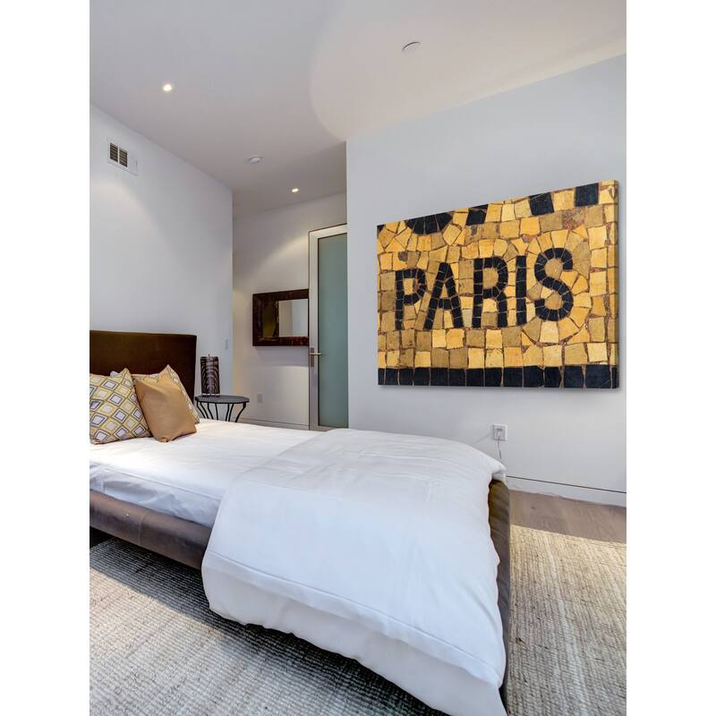 Marmont Hill - Paris Mosaic Print on Canvas - Multi-Color