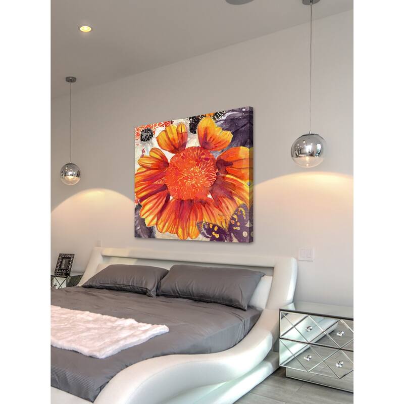 Marmont Hill - Blanket Flower Print on Canvas - Multi-Color