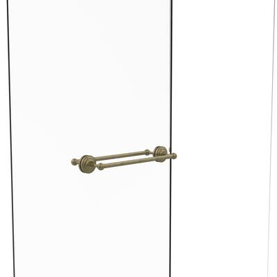 Allied Brass Collection Black, Brass, Bronze, Chrome, Copper, Nickel Brass 18-inch Back to Back Shower Door Towel Bar