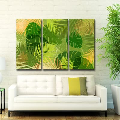 Ready2HangArt™ 'Tropic Venture' 3-PC Wrapped Canvas Art Set