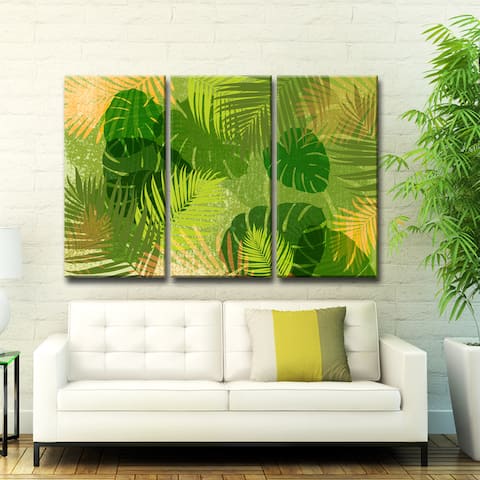 Ready2HangArt 'Tropic Venture' 3-PC Wrapped Canvas Art Set