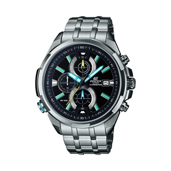 casio edifice rose gold black