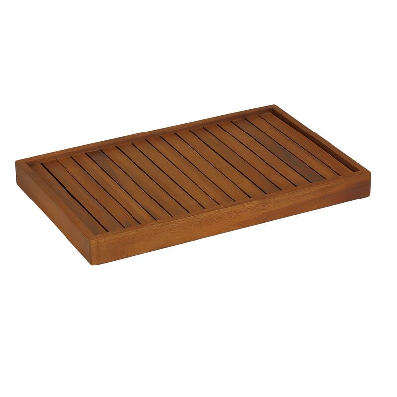 Bare Decor Coco Breakfast in Bed Solid Teak Wood Serving Tray Table/Laptop Stand