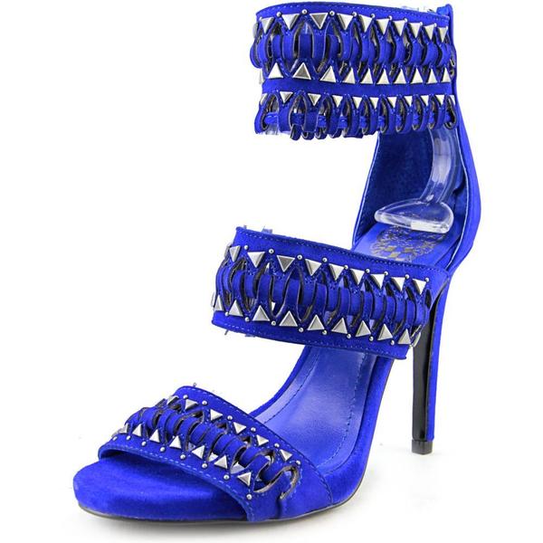 vince camuto blue suede heels