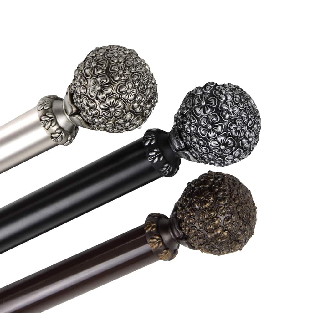 InStyleDesign Eden 1.5 inch Adjustable Curtain Rod
