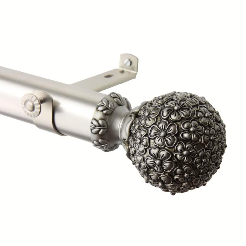 InStyleDesign Eden 1.5 inch Adjustable Curtain Rod