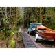 preview thumbnail 8 of 7, Pendleton Yakima Mineral Umber Camp Blanket Twin With Leather Carrier