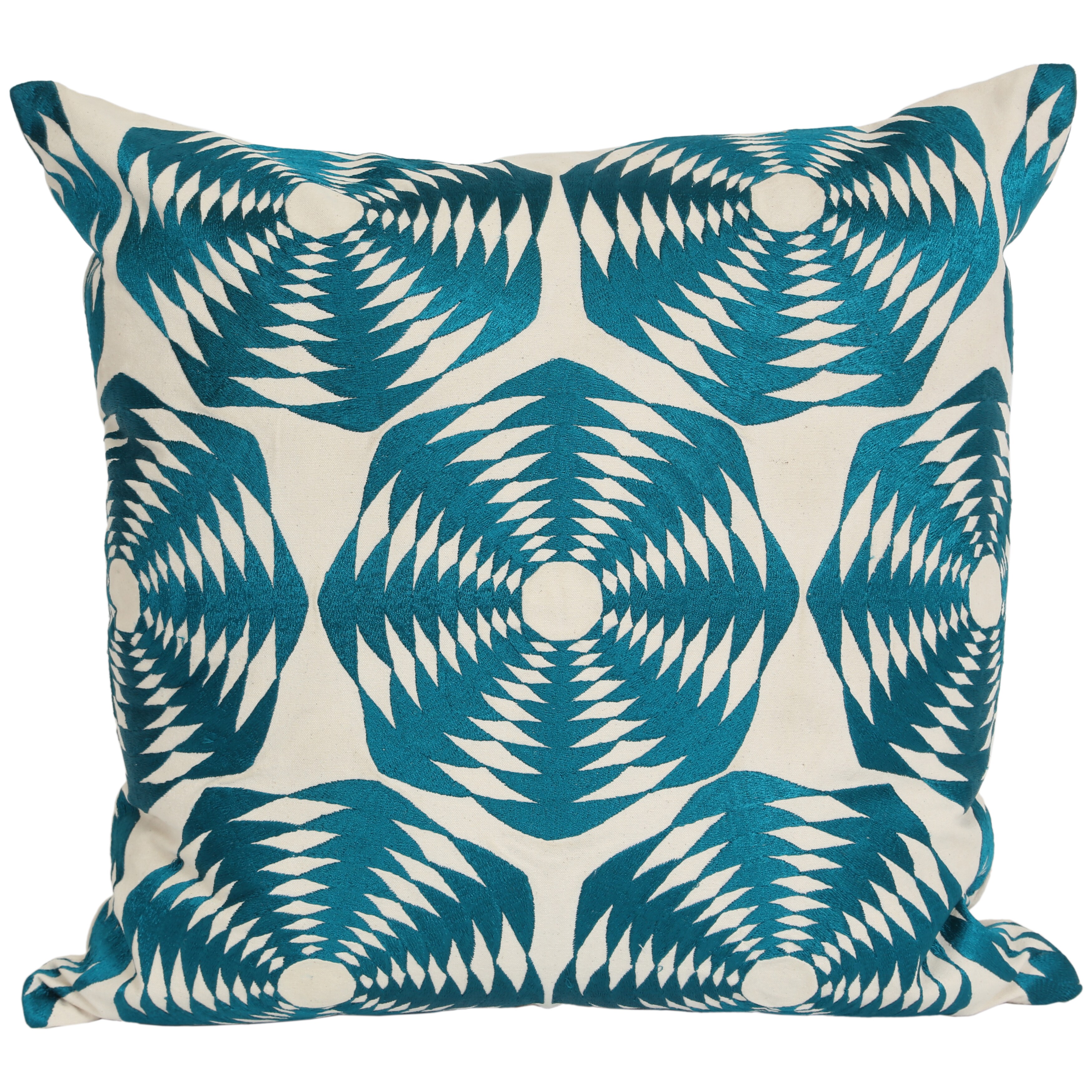 Shop Wanderloot 20 Inch Handmade Goa Cotton Geometric Accent Throw