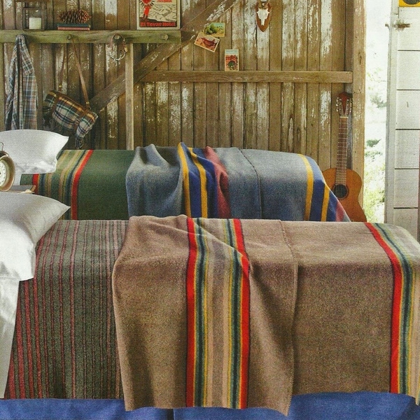 Pendleton Yakima Camp Blanket Mineral Umber Queen - Bed Bath Pendleton Yakima Camp Blanket Mineral Umber Queen - Bed Bath