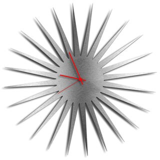 Adam SchwoeppeMCM Starburst Clock-Silver