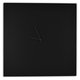 preview thumbnail 2 of 5, Adam Schwoeppe 'Blackout Square Clock Large' Minimalist Modern Black Wall Decor Black
