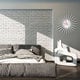 preview thumbnail 7 of 5, Adam Schwoeppe 'MCM Starburst Clock - White' Midcentury Modern Style Wall Decor