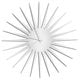 preview thumbnail 6 of 5, Adam Schwoeppe 'MCM Starburst Clock - White' Midcentury Modern Style Wall Decor