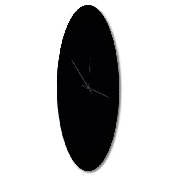 Shop Adam Schwoeppe Blackout Ellipse Clock Large Minimalist