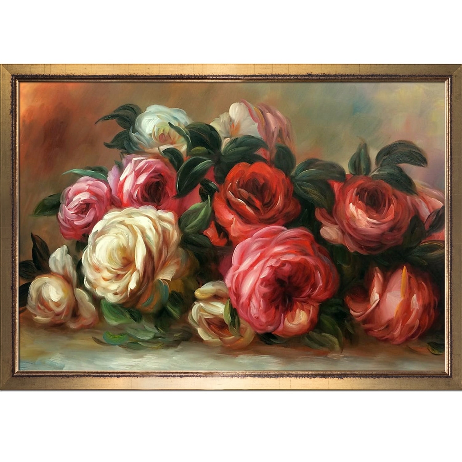 discarded roses by pierre auguste renoir