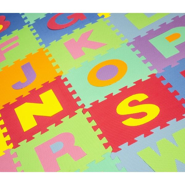Shop Multicolored Foam 26 Piece Floor Alphabet Puzzle Mat For Kids