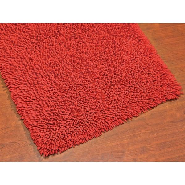Lollipop Solid Colored Cotton 20x32-inch Bath Rug