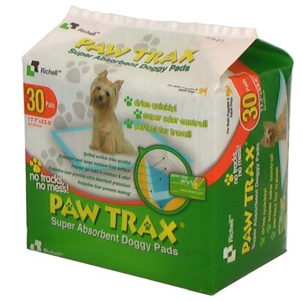 richell paw trax mesh training tray
