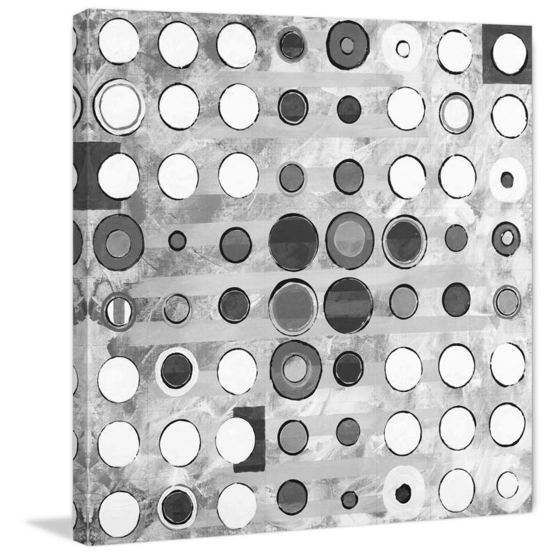 Marmont Hill 'Inconsistent Circles' Painting Print on Canvas - Multi-Color