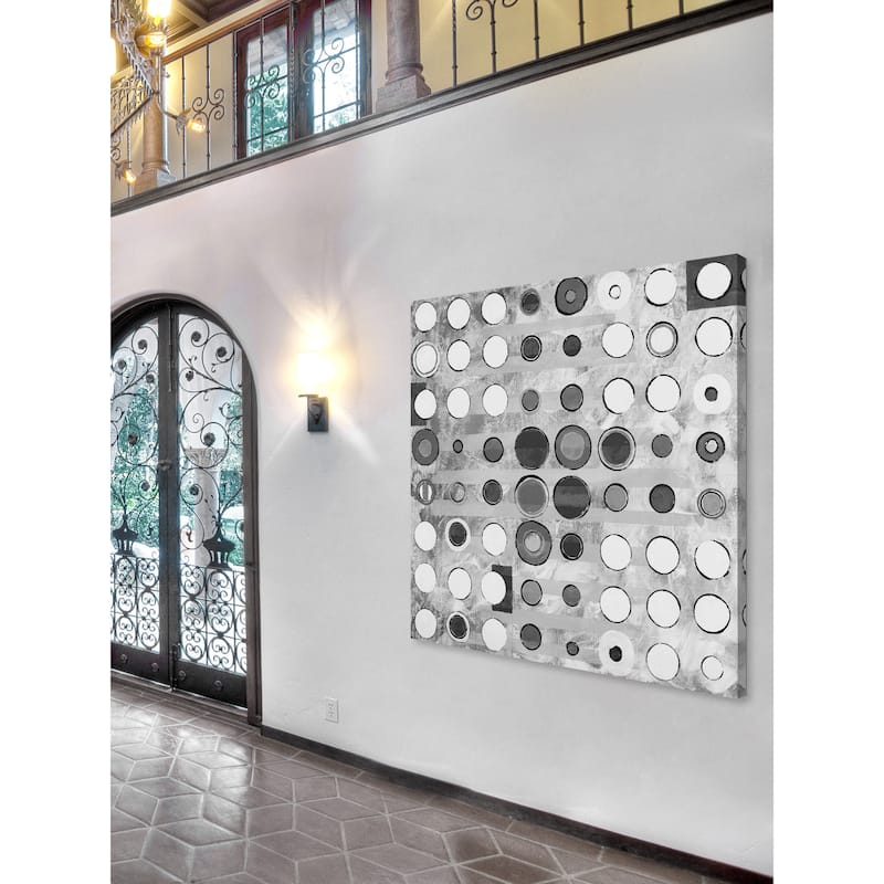 Marmont Hill 'Inconsistent Circles' Painting Print on Canvas - Multi-Color