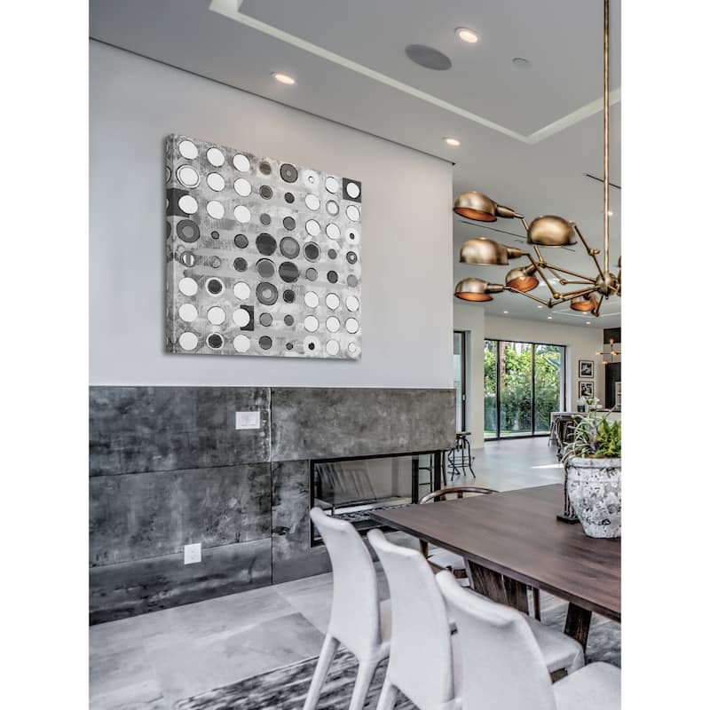Marmont Hill 'Inconsistent Circles' Painting Print on Canvas - Multi-Color