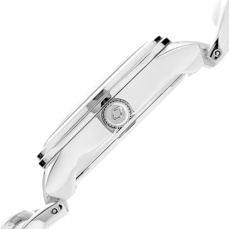 Akribos XXIV Women's Quartz Diamond Watch with Chain Bracelet
