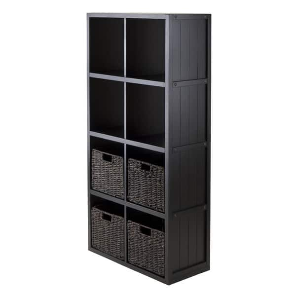 Timothy Collection Winsome Black Wood 11.81-inch x 25.63-inch x 53.11 ...