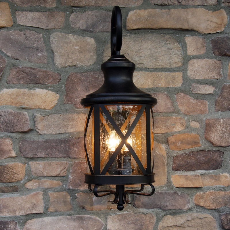 AA Warehousing Taysom 2-light Oil-rubbed Bronze Exterior Lighting