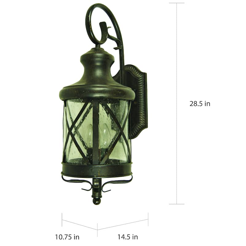 AA Warehousing Taysom 4 Light Exterior light in Oil Rubbed Bronze