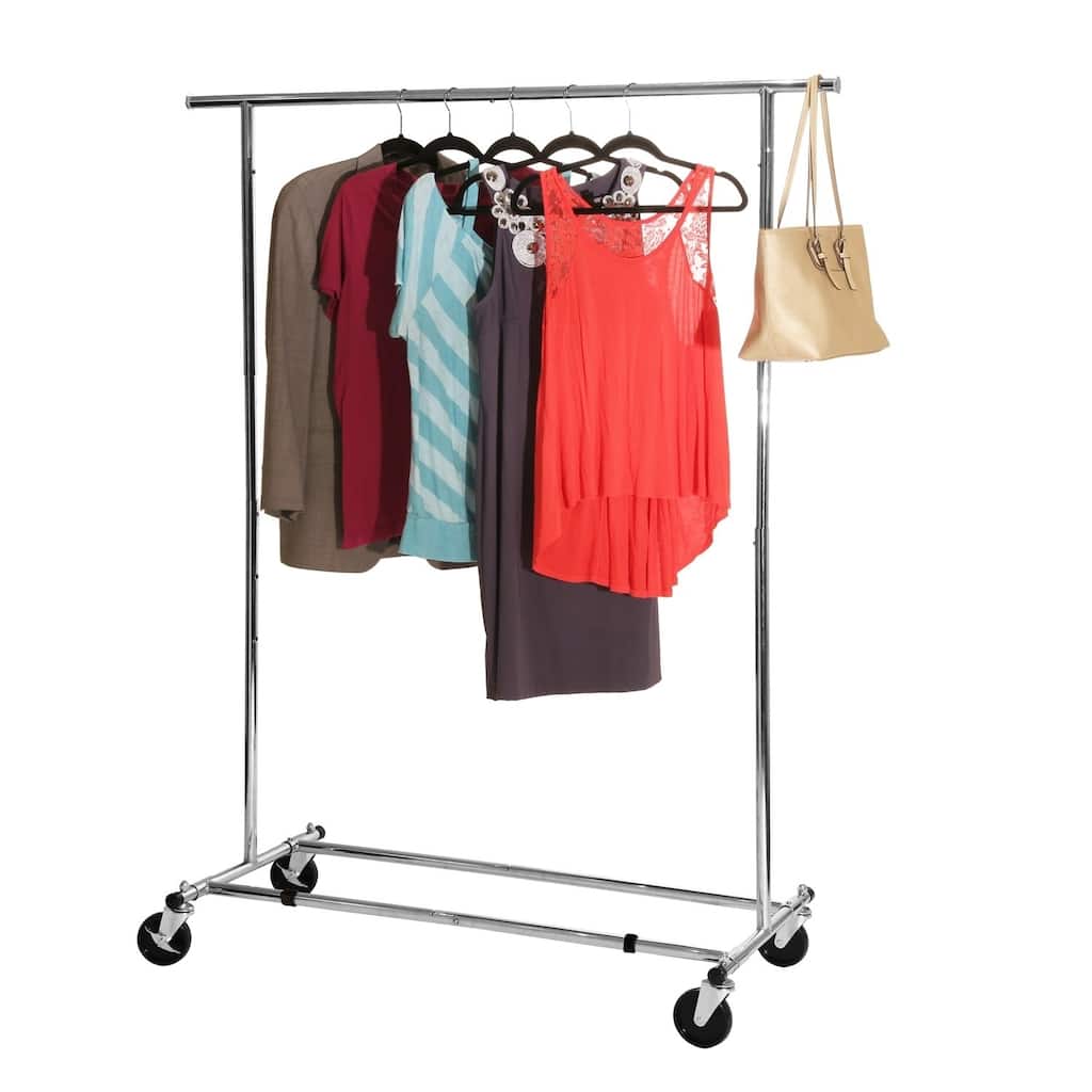 Seville Classics Commercial Single Rod Garment Rack