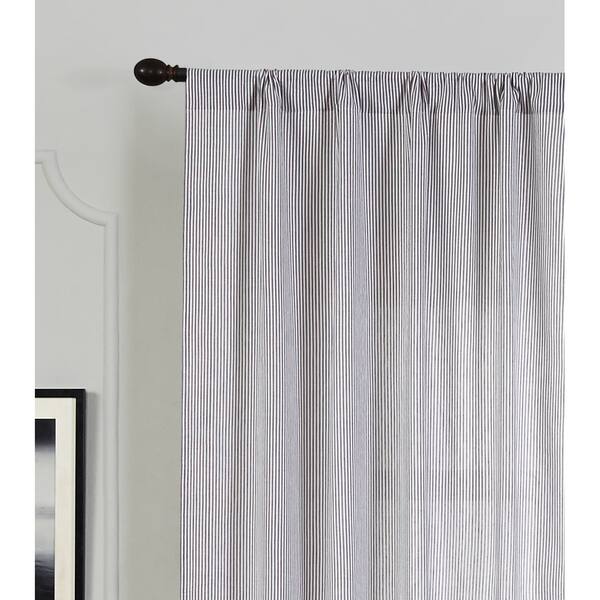 Shop Cottage Home Grey Seersucker Cotton 42 X 96 Single Curtain