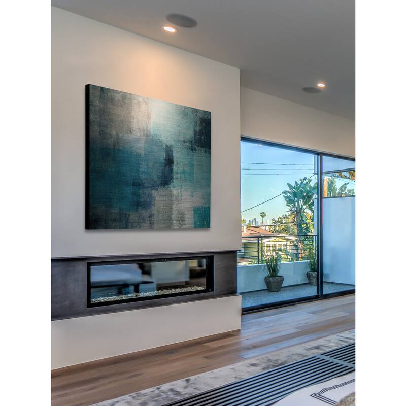 Marmont Hill 'Meditation in Blue' Painting Print on Brushed Aluminum
