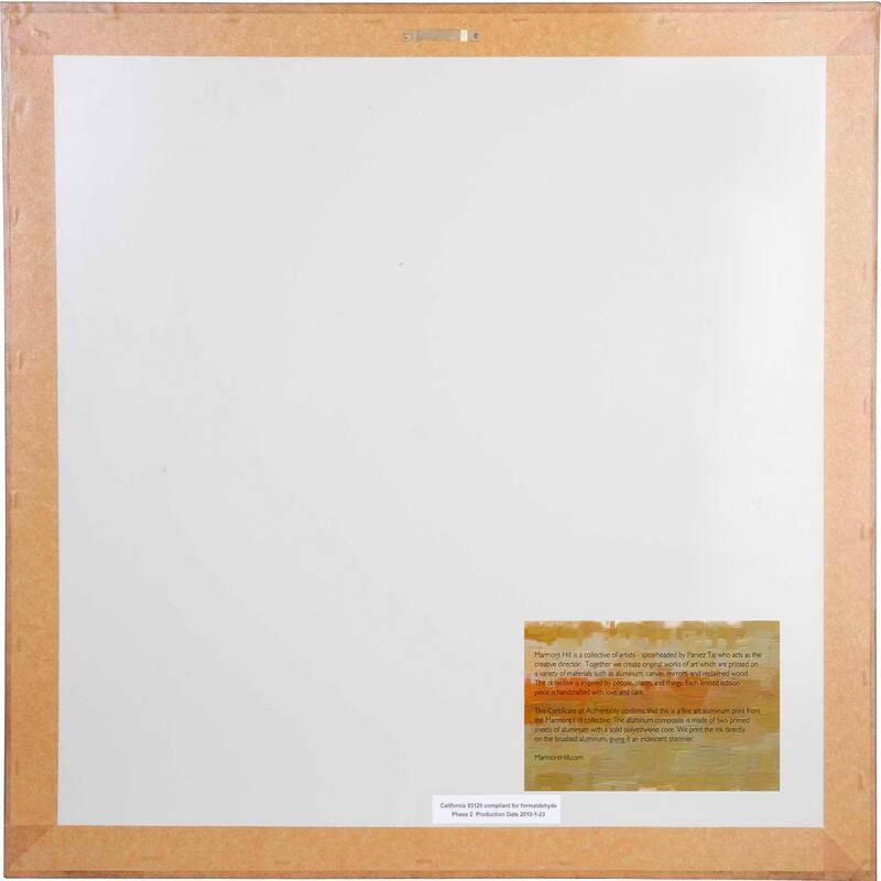 Marmont Hill 'Meditation in Blue' Painting Print on Brushed Aluminum