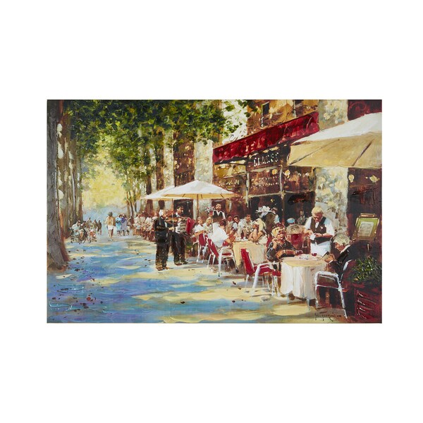 Madison Park Morning Brunch Multi Hand Embellished Canvas - 18800507 ...