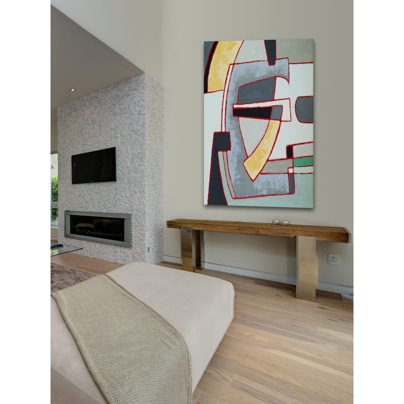 Marmont Hill 'Fragmented Sentiment' Painting Print on Canvas - Multi-color