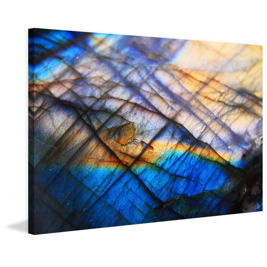 Marmont Hill 'Through the Lines' Painting Print on Canvas - Multi-Color