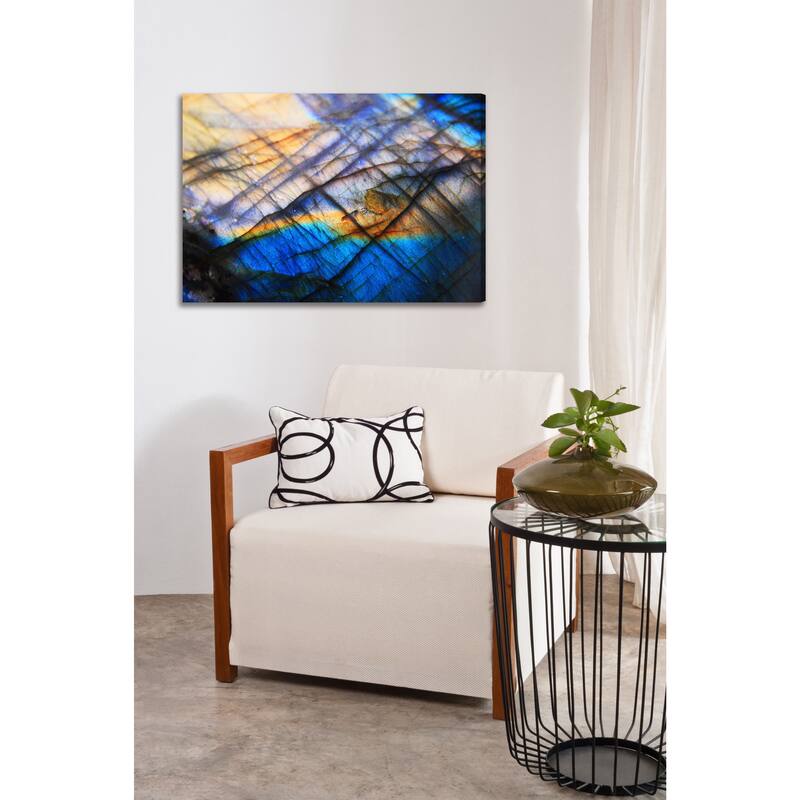 Marmont Hill 'Through the Lines' Painting Print on Canvas - Multi-Color