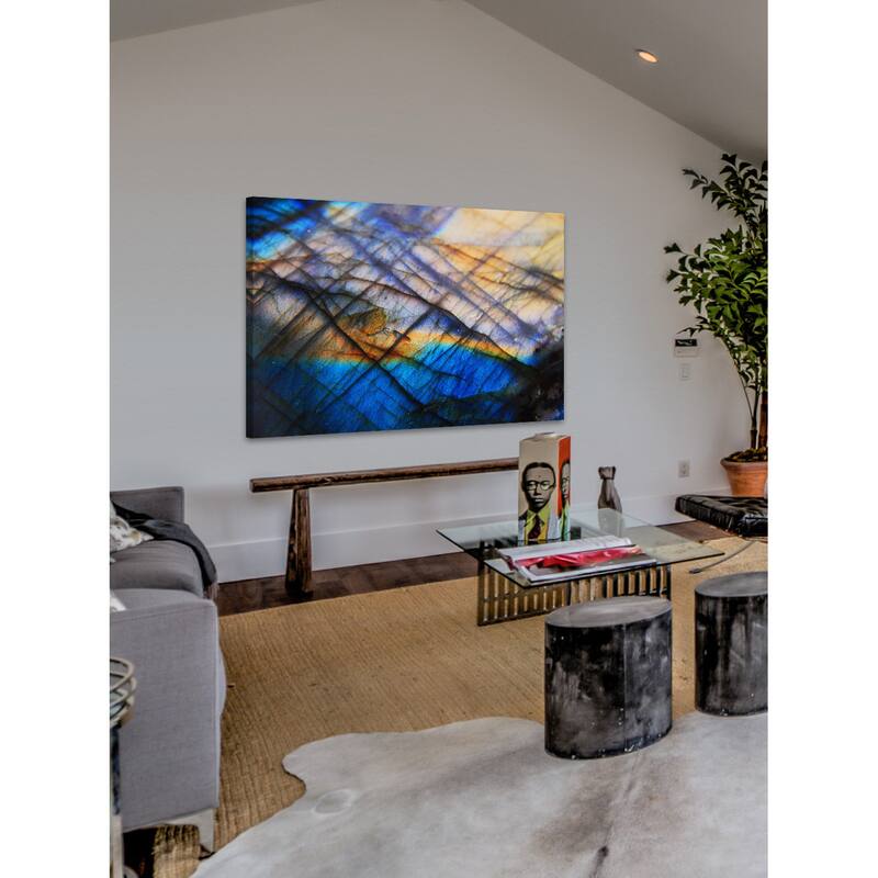 Marmont Hill 'Through the Lines' Painting Print on Canvas - Multi-Color