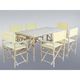 Zew Bamboo Handcrafted 7-piece Rectangular Patio Set - Thumbnail 13