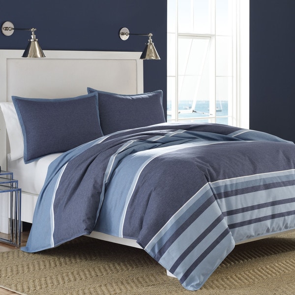 Nautica Broadwater Cotton Duvet Cover Set - Overstock - 11908790