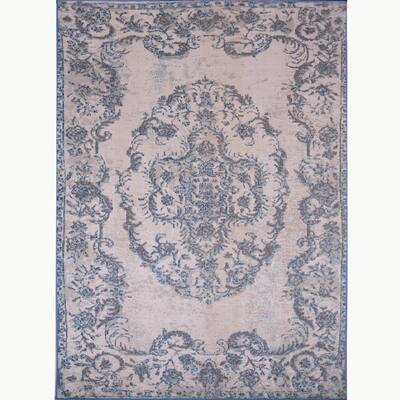 Home Dynamix Somerset Collection Indoor/ Outdoor Ivory/Blue Area Rug