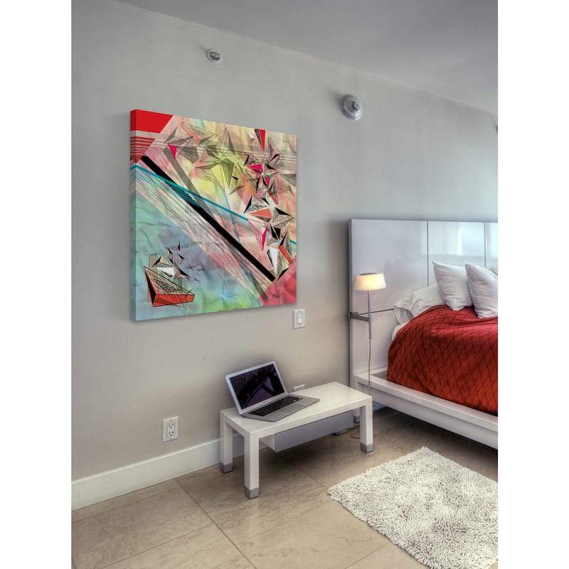 Marmont Hill 'Reflecting Journey' Painting Print on Canvas - Multi-Color