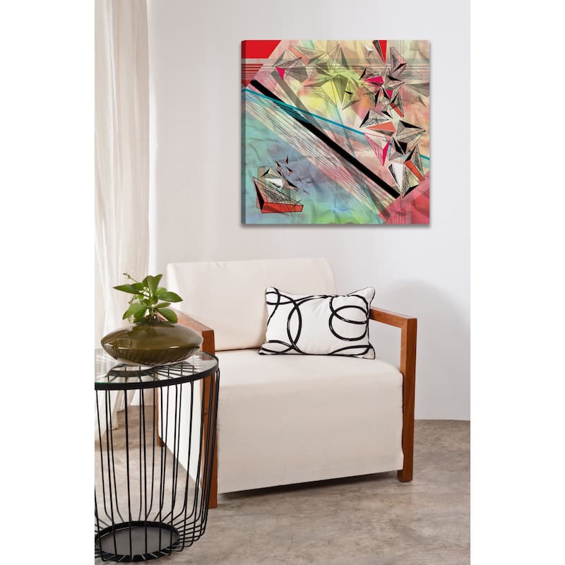 Marmont Hill 'Reflecting Journey' Painting Print on Canvas - Multi-Color