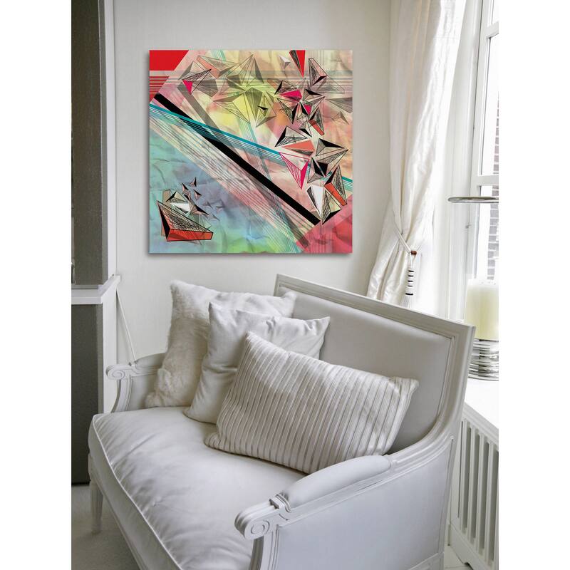 Marmont Hill 'Reflecting Journey' Painting Print on Canvas - Multi-Color