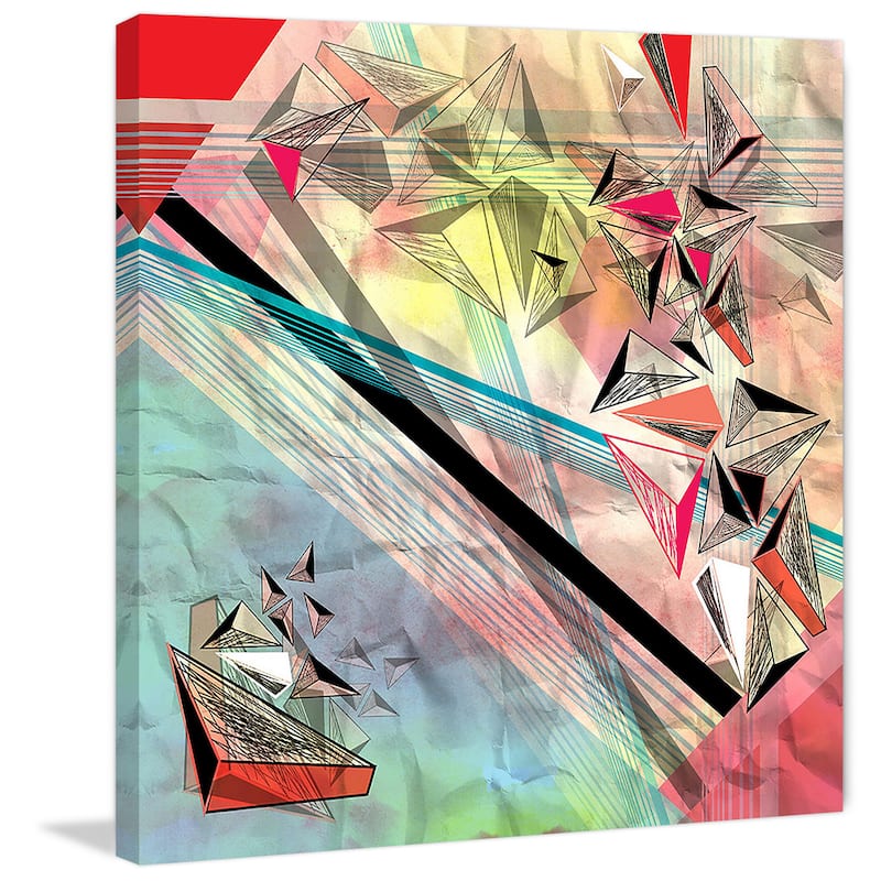 Marmont Hill 'Reflecting Journey' Painting Print on Canvas - Multi-Color