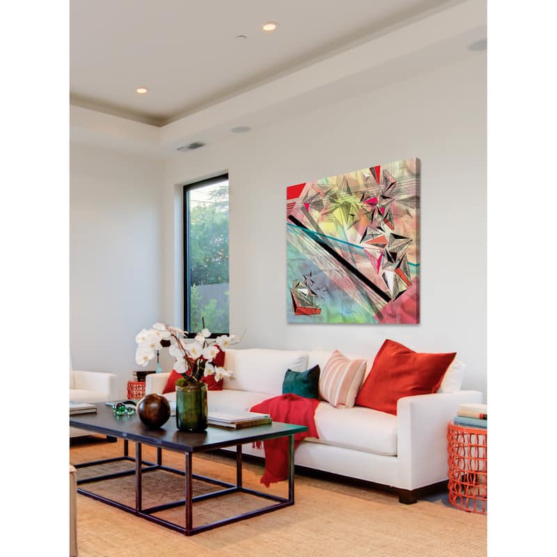 Marmont Hill 'Reflecting Journey' Painting Print on Canvas - Multi-Color