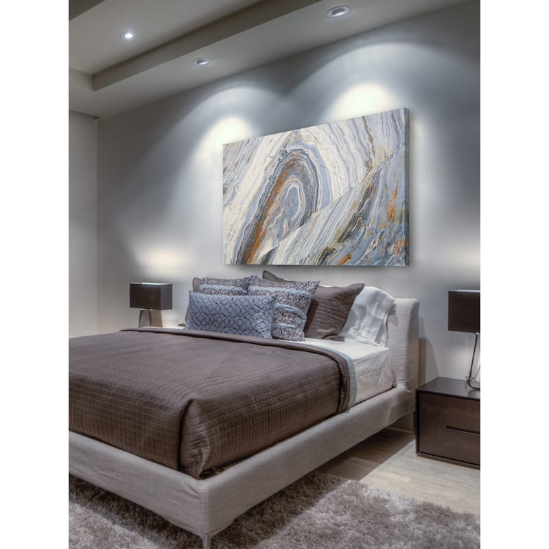 Marmont Hill 'Lake Swirls' Painting Print on Canvas - Multi-Color