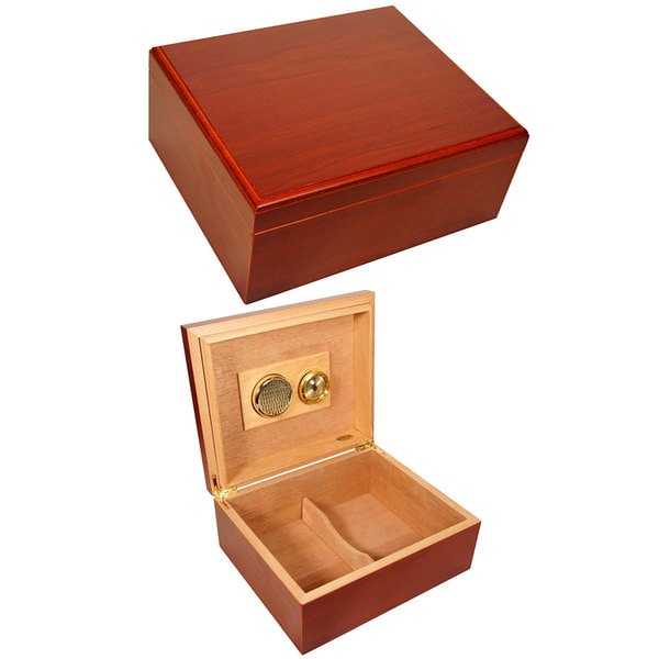 Cuban Crafters Mio Cherry Wood 40cigar Starter Humidor Free Shipping