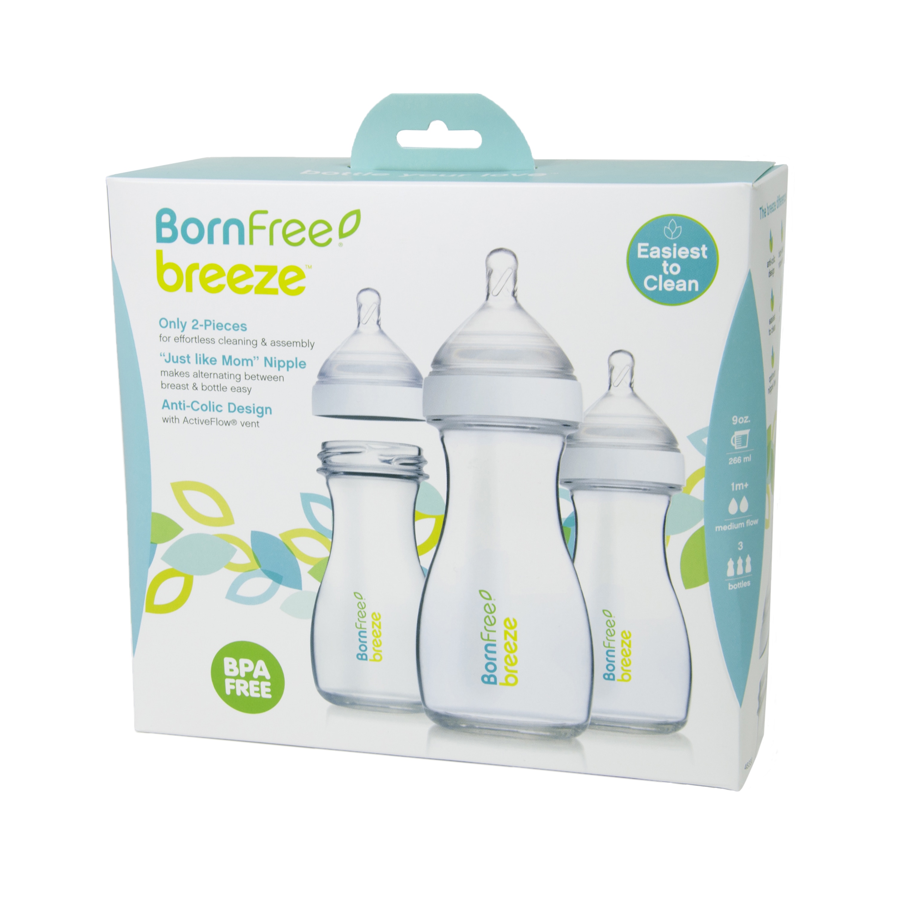 born free breeze bottles 9 oz