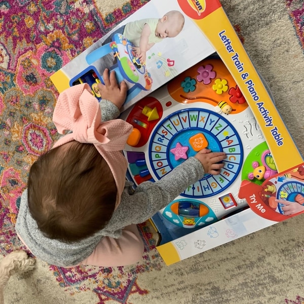 letter train musical activity table